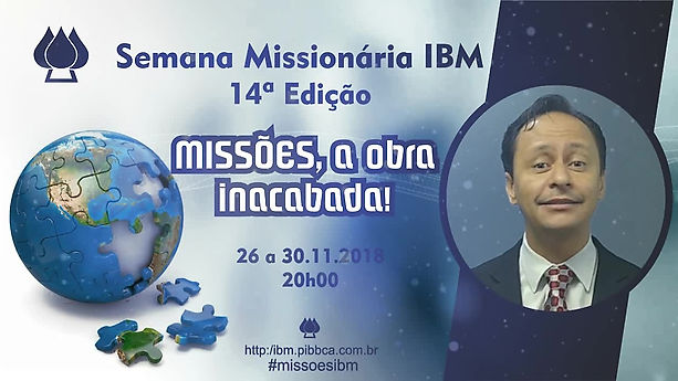Convite 14ª Semana Missionária